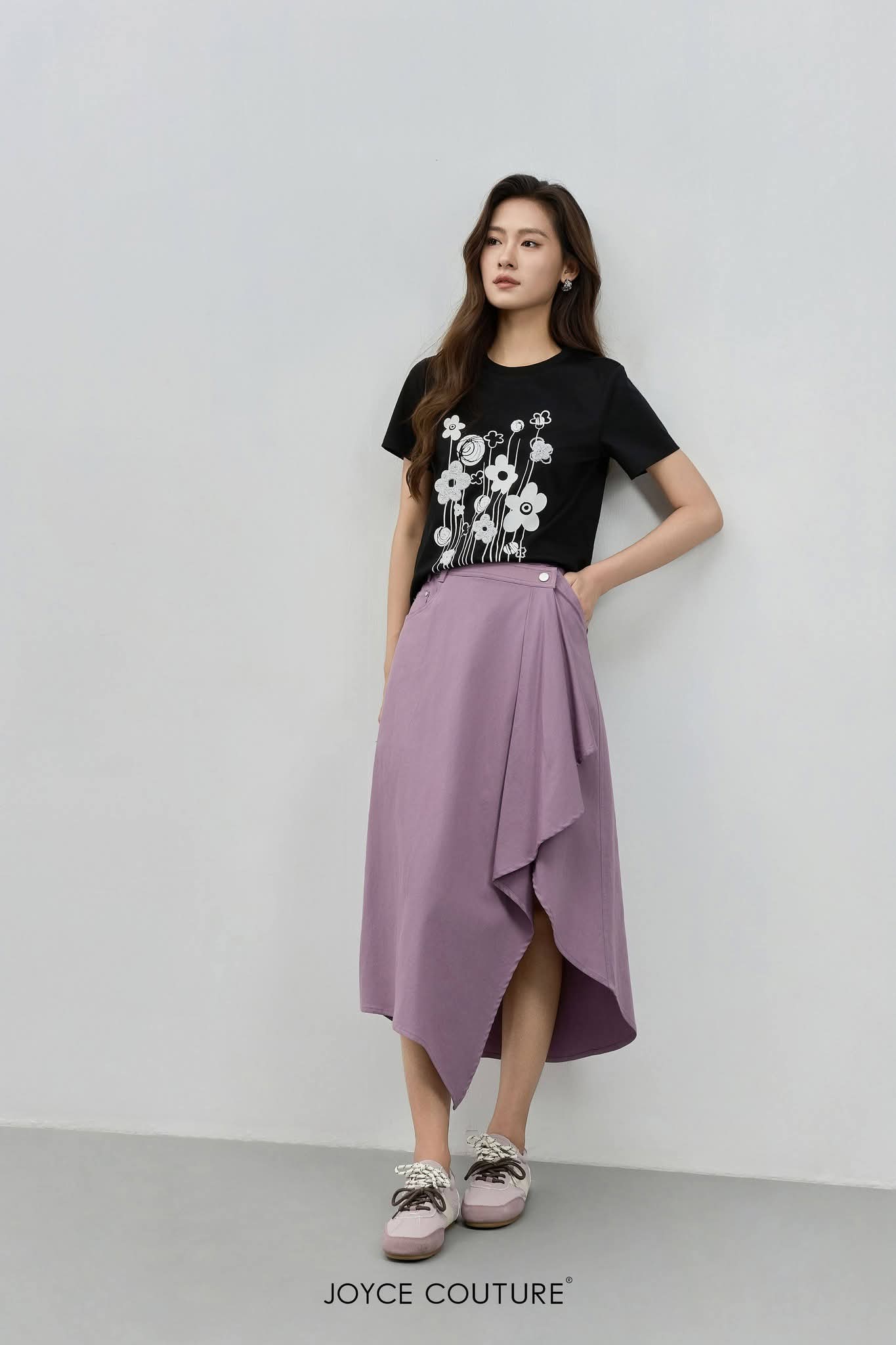 花卉图案上衣 T0737