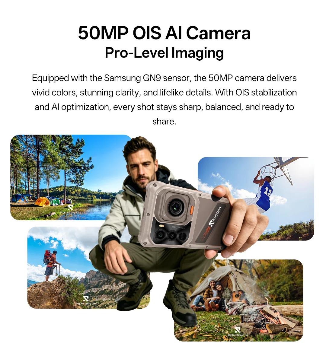 50MP OIS 主鏡頭與 4K 60fps