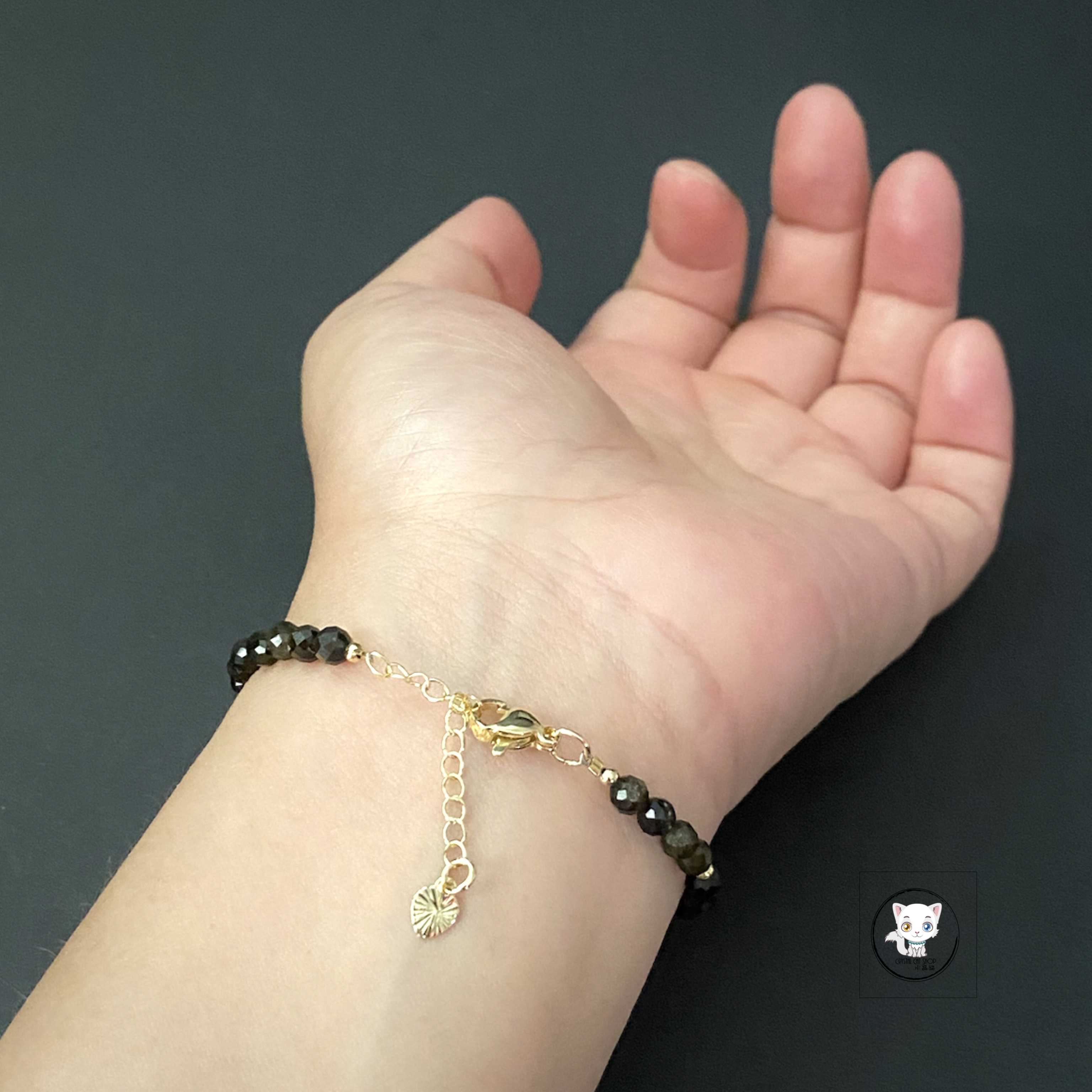 金曜石切割設計款手鏈 4.3mm