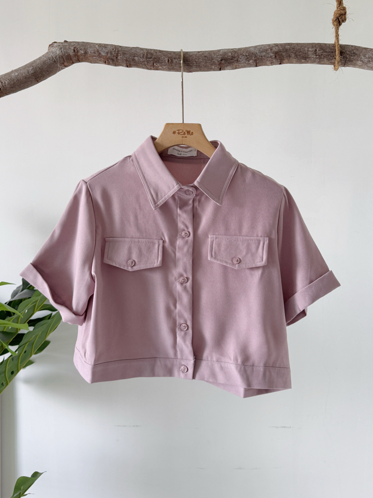 工装风短版上衣