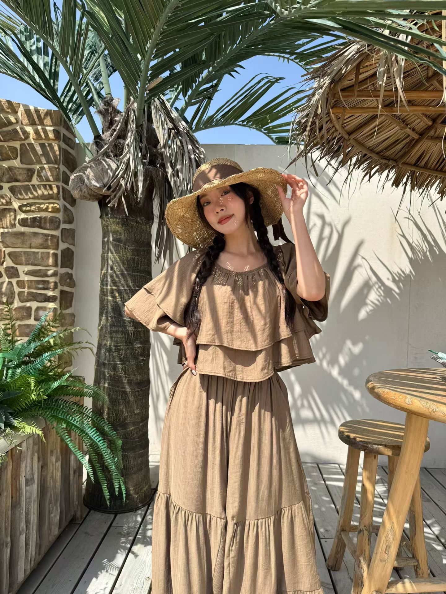 MG21_05 雙層短版TOP(3色)