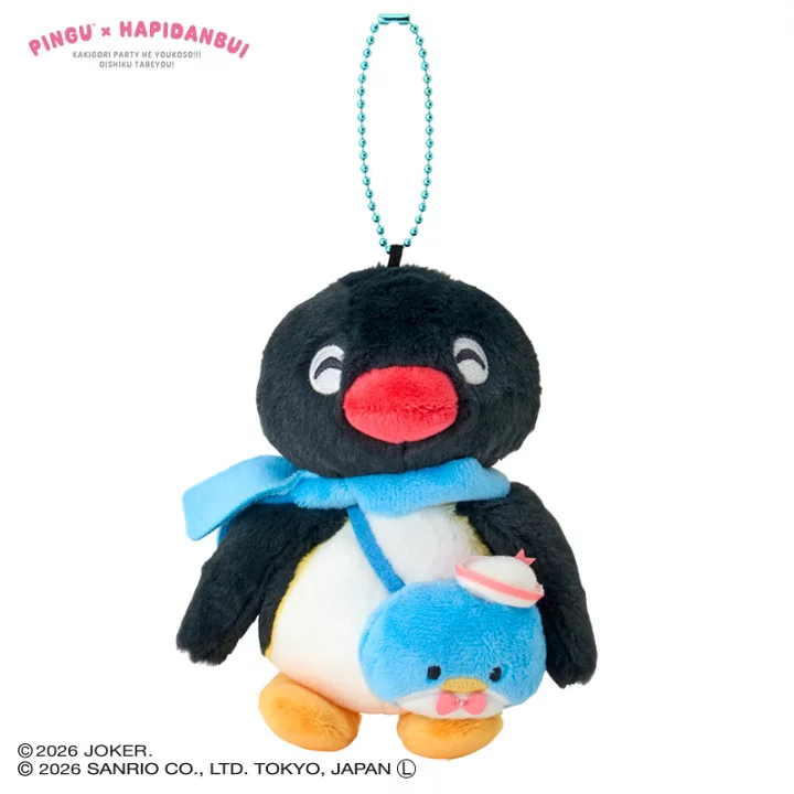 日本預訂📍日本Pingu x HAPIDANBUI得意公仔吊飾