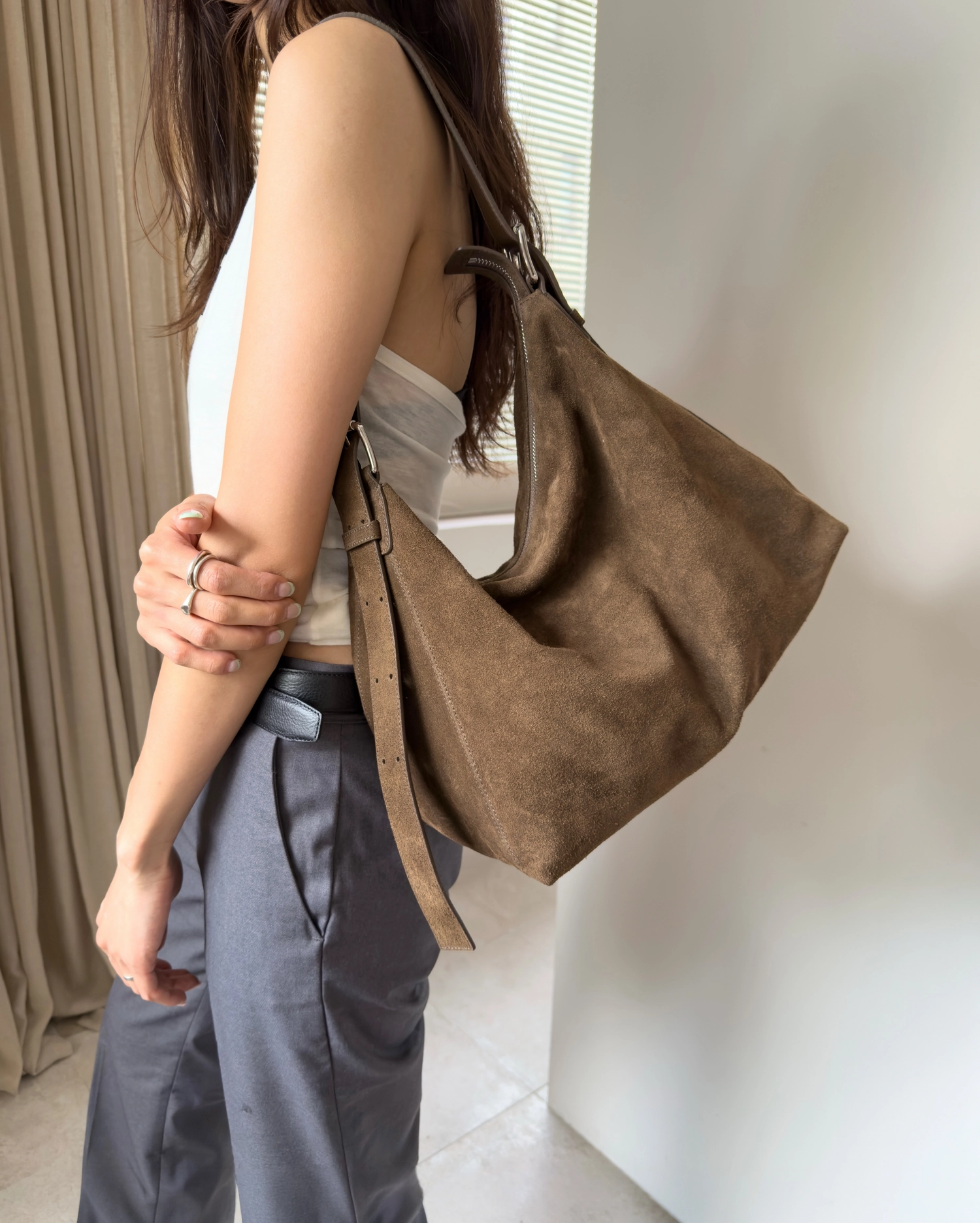  【26SS 】預訂_Two Buckle Bag By Bucks & leather