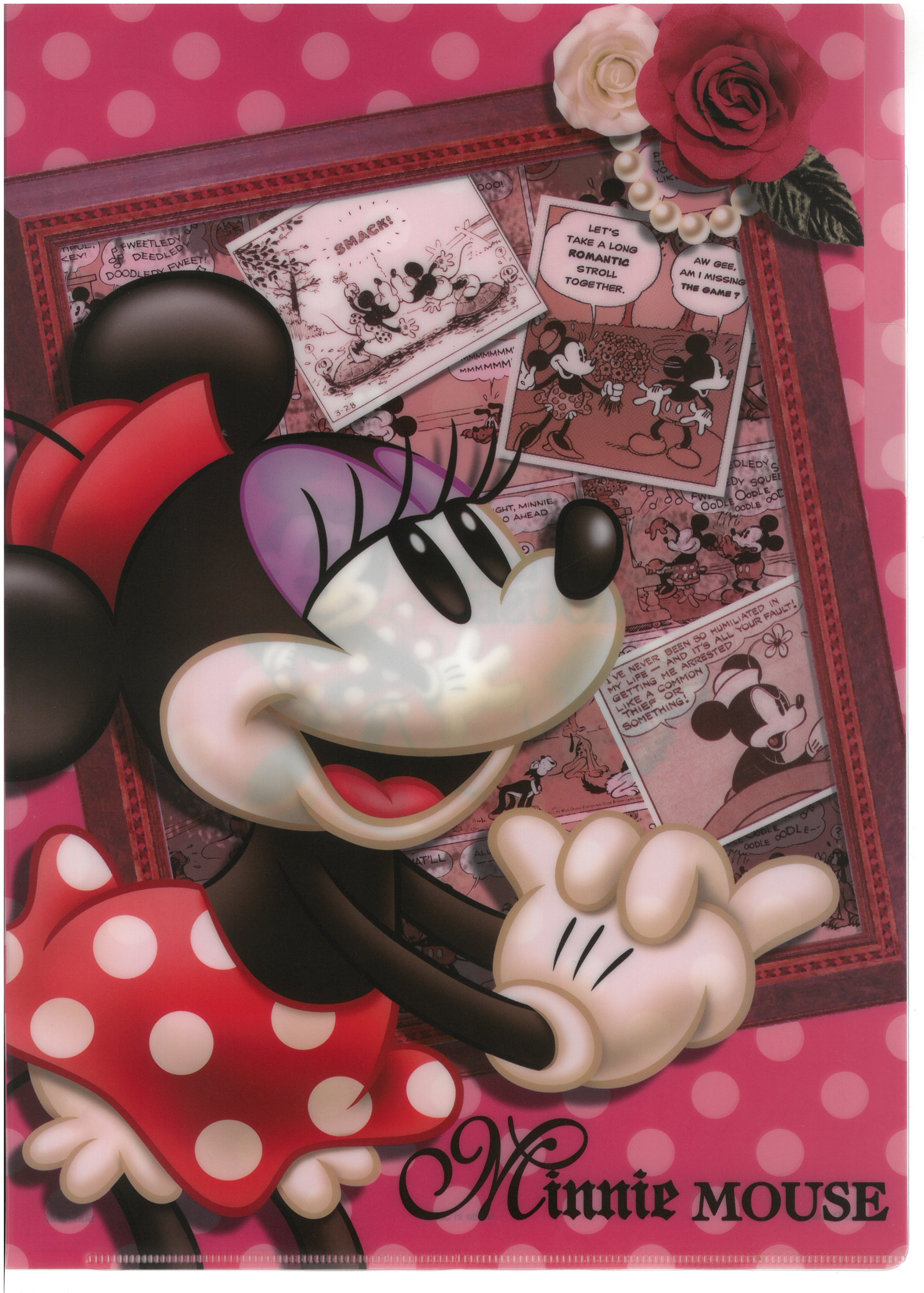 Minnie Mouse A4 3分頁文件夾 (2129-647)