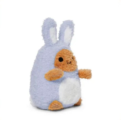 【英國】Noodoll Blue Bunny Ricespud Mini Sitting Plush Toy