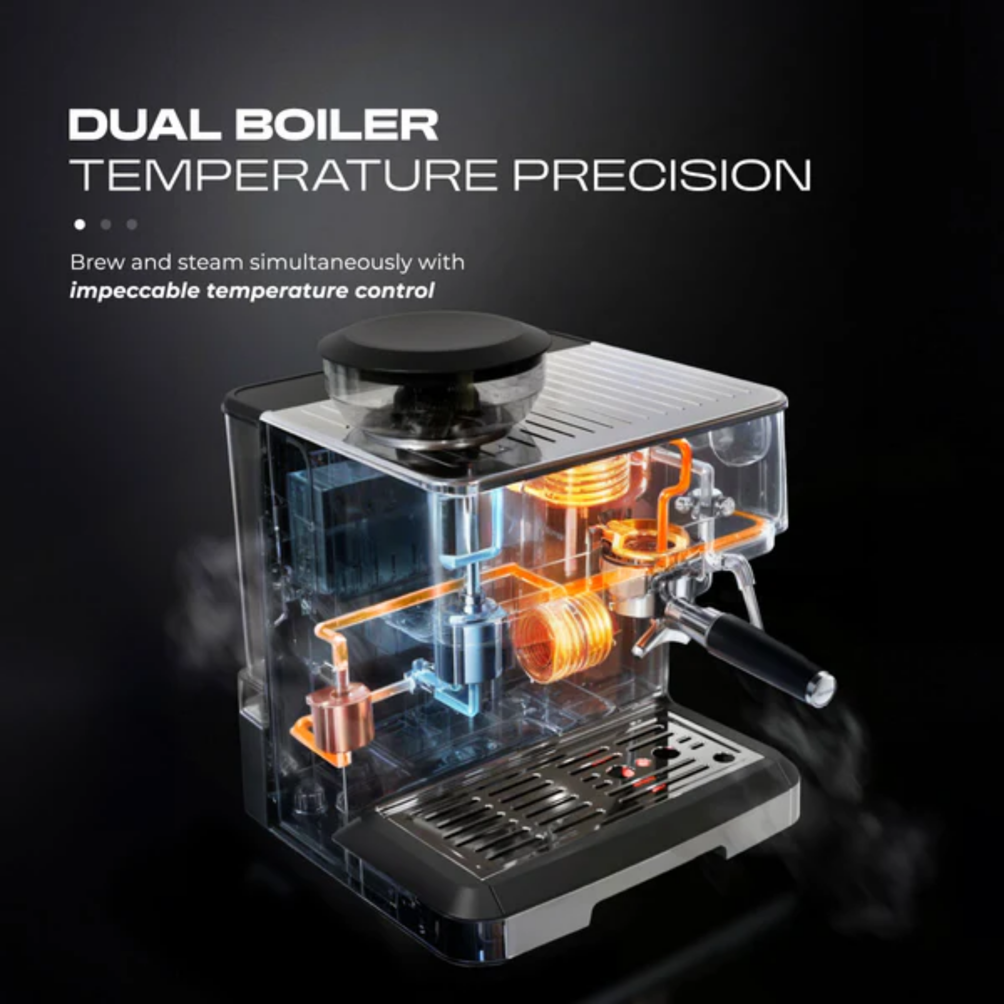 Russell Taylors 20-Bar Espresso Coffee Machine (EM5)