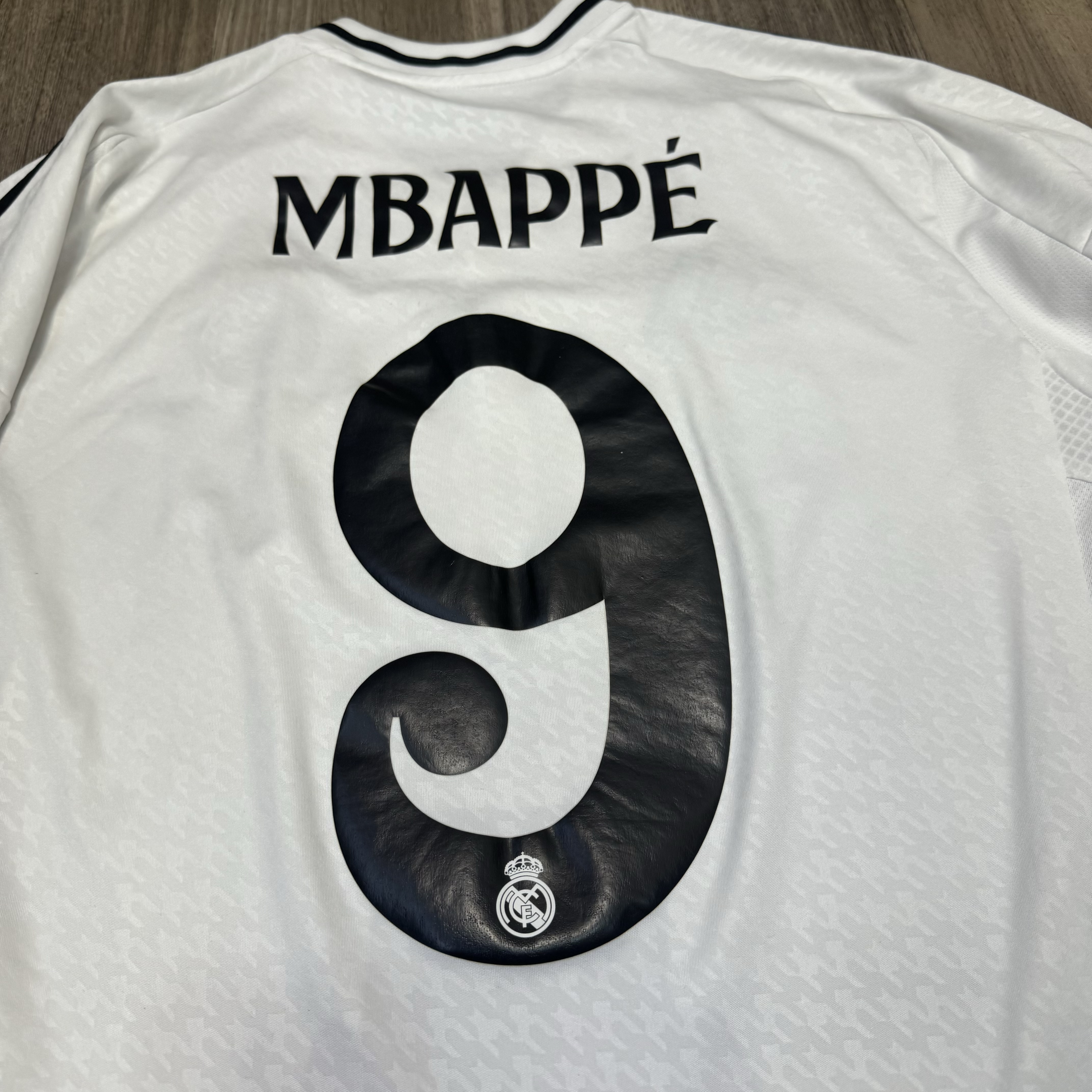 Real Madrid 24/25 C/L home shirt #9 Mbappe