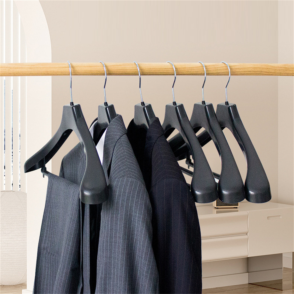 無痕防滑寬肩衣架 無檔 X510-46cm UB0244