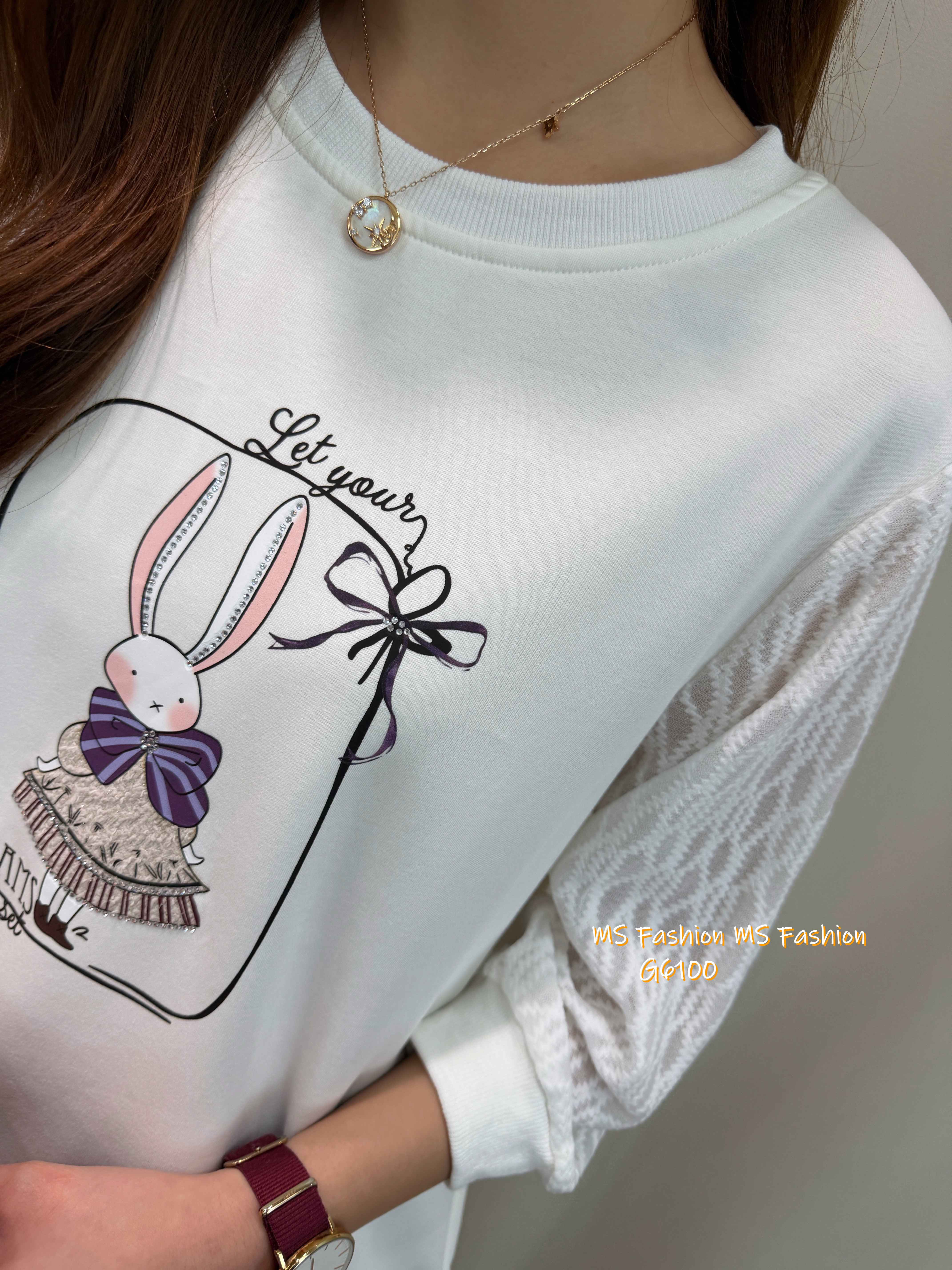 G6100 韓國🇰🇷可愛兔兔top