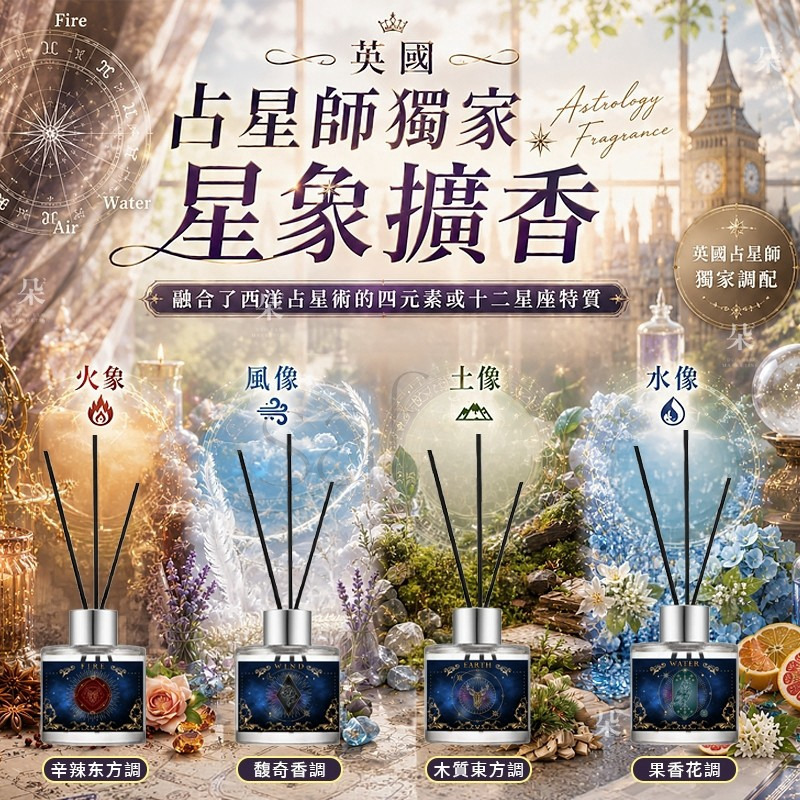 ＜限時預購＞英國占星師獨家星象擴香 50ml TW250722S01 《26/7截單，預計9月中旬到港》