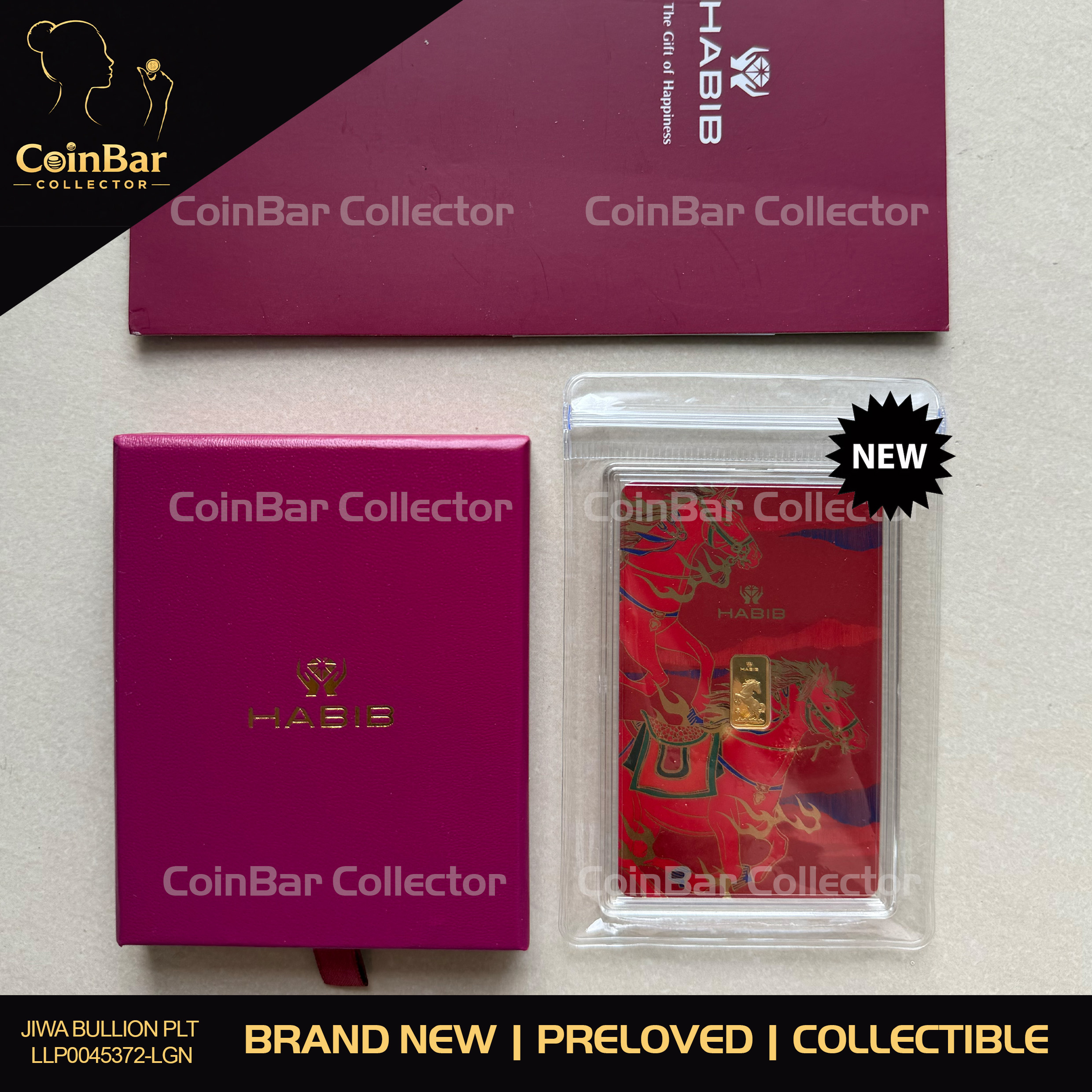 HABIB 2026 Horse 1g Fine Gold Emas 999.9