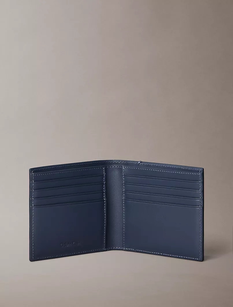 🛬🇺🇸🇨🇦Calvin Klein 藍色Monologo Bifold Wallet直送現貨💙