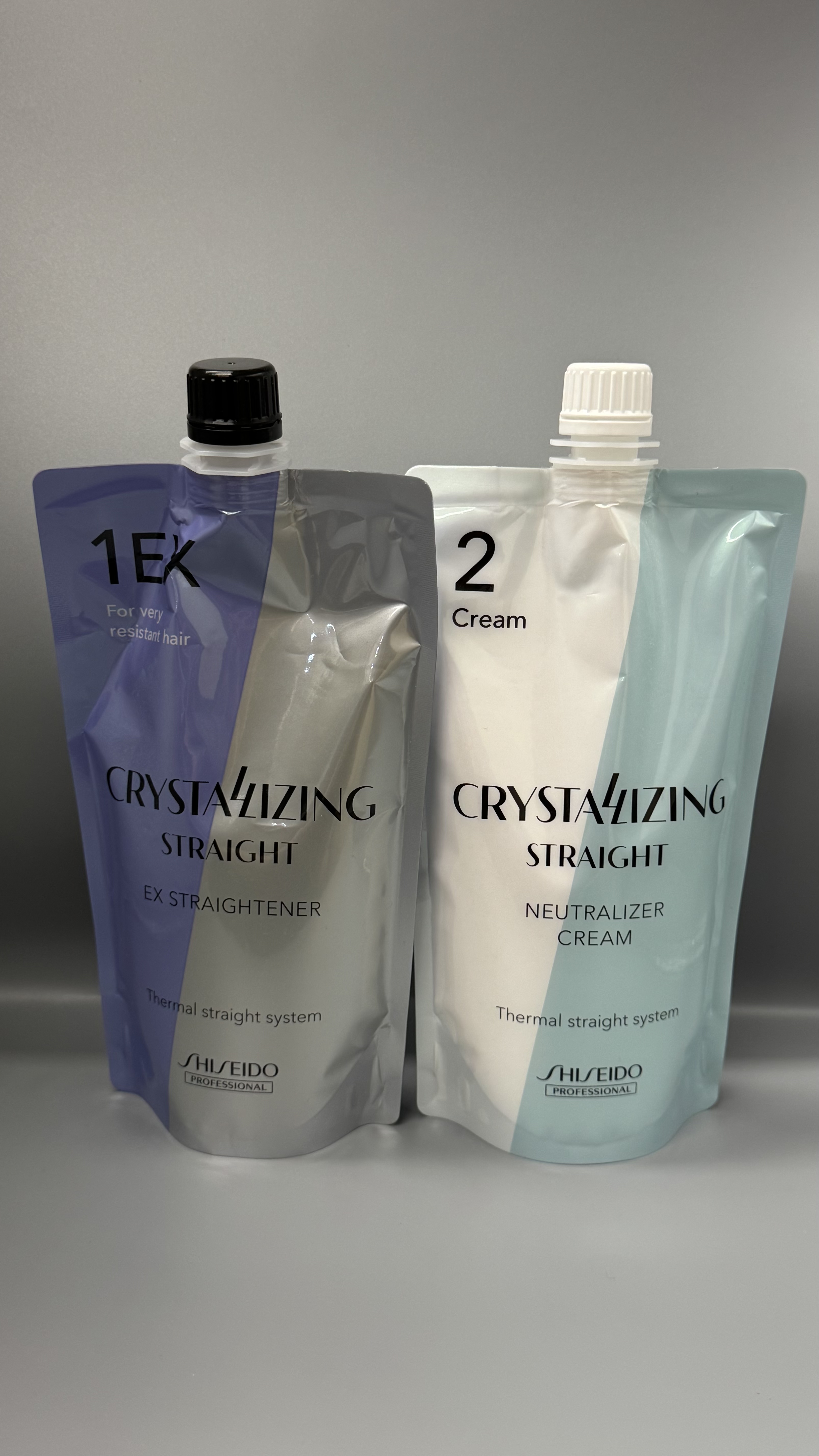 Shiseido Crystallizing Straight 1EX (Super Hard) + 2 Cream 