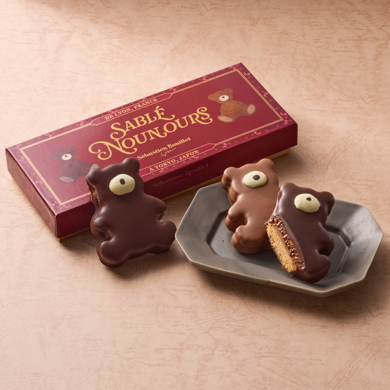 SEBASTIEN BOUILLET 泰迪熊造型酥餅 (3入)