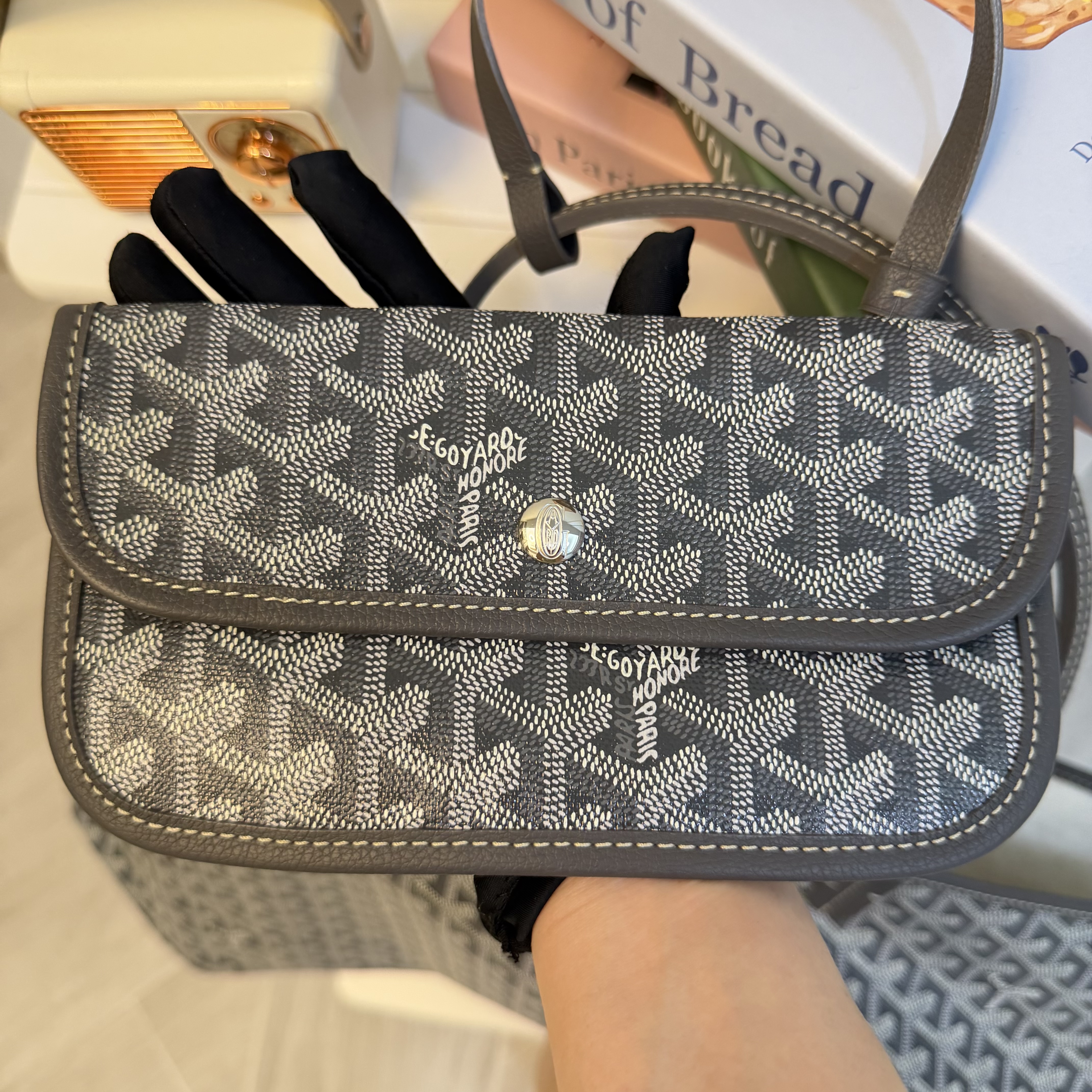 Unused Goyard St Louis Tote-Grey GM Size