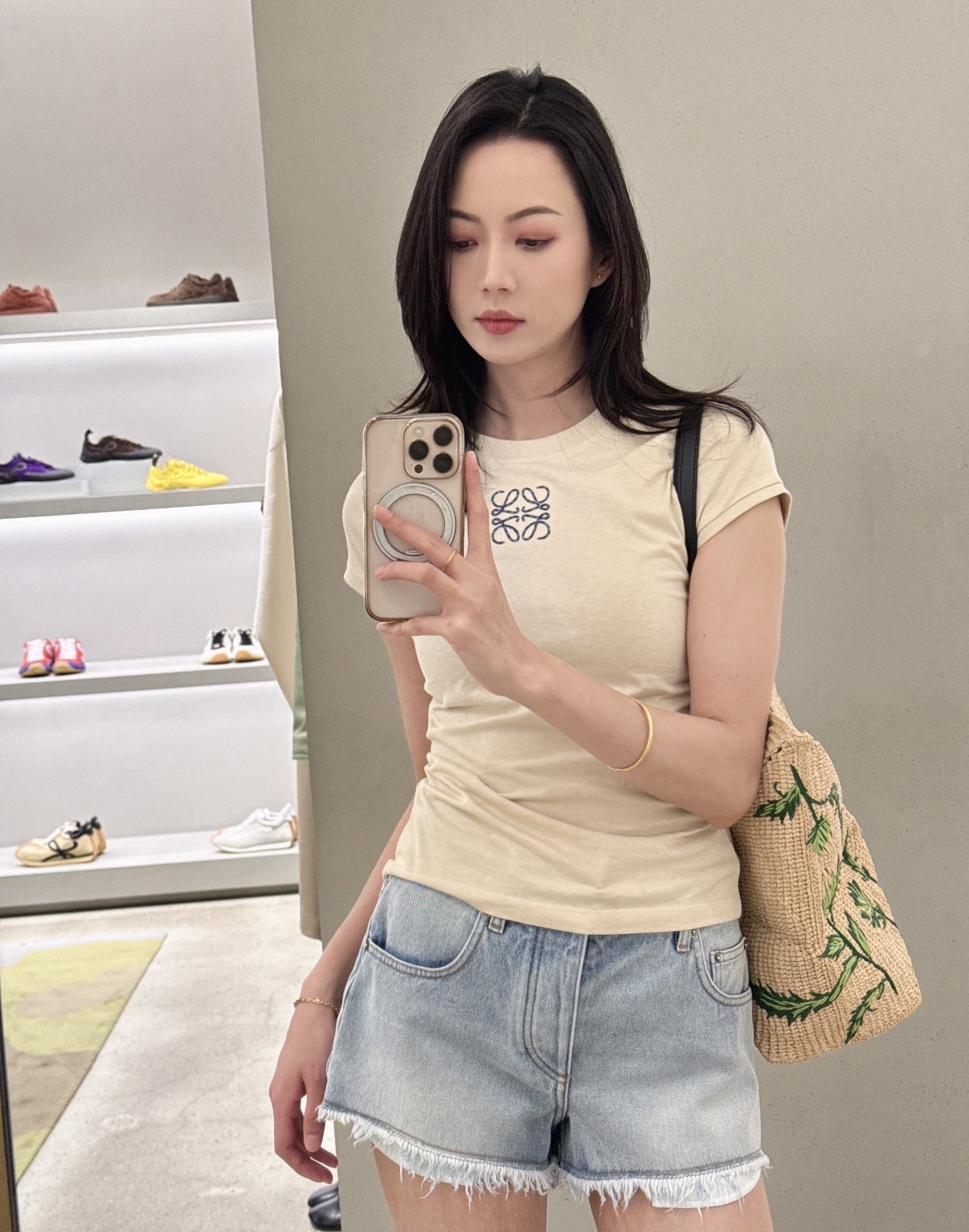 限時優惠✨新款🆕訂貨🍒Loewe 刺繡logo tee (slim cut)