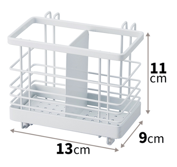 107435/日本天馬兩格刀叉座(白色)