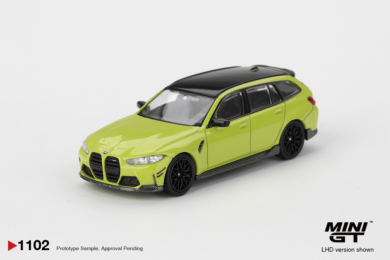 Mini GT 1/64 BMW M3 M Performance Touring Sao Paulo Yellow - MGT01102-BL