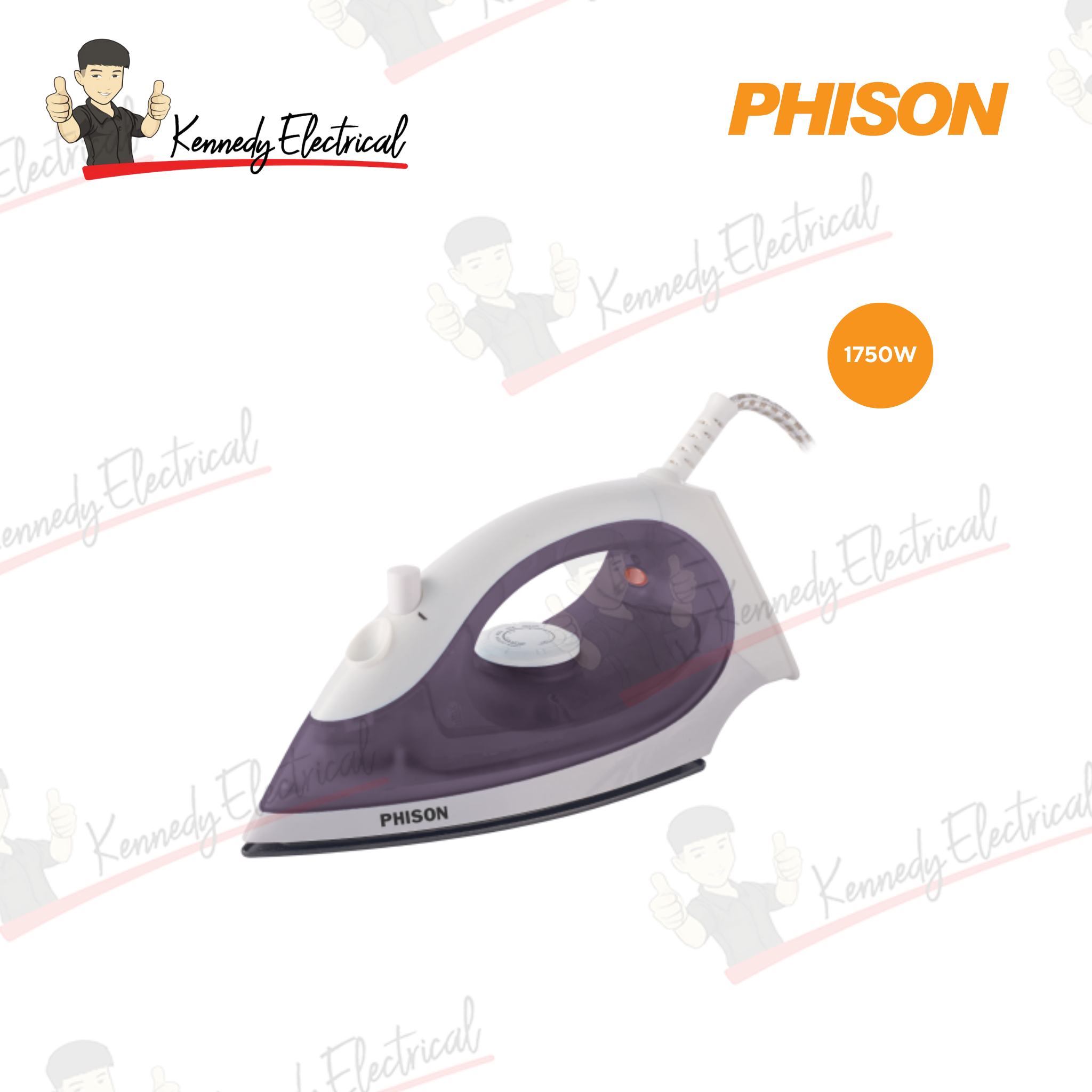 Phison 1450W–1750W Steam Iron PIR-2170