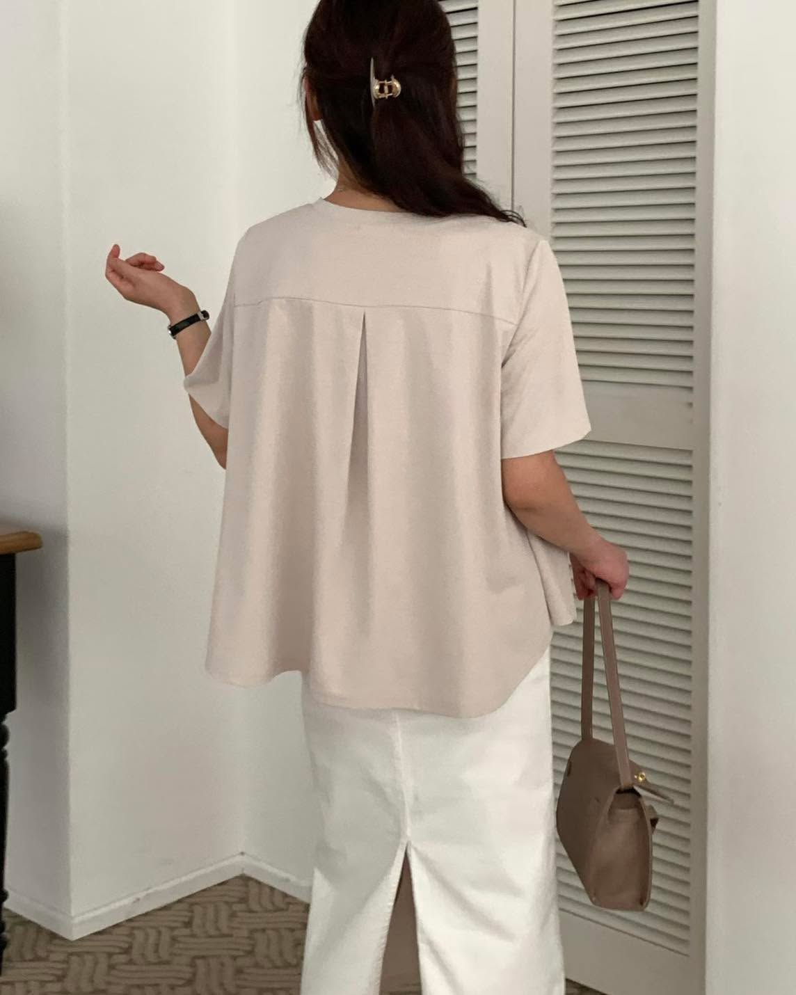 淨色A cut 娃娃top