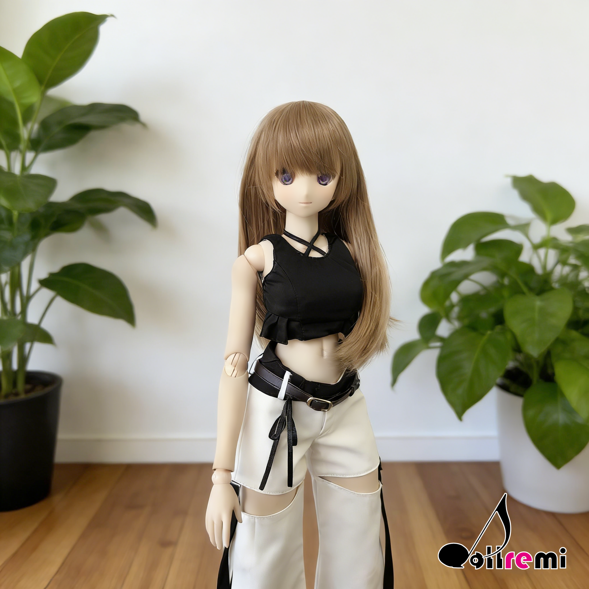 【dollremi】(DD0917C) 短款背心 Crop tank