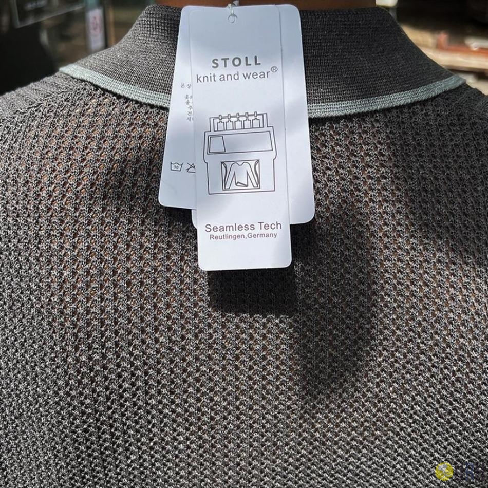 【100%保證韓國直送】Linen Blend Washable透氣撞色短袖翻領針織Cardigan 🧶 [3 color] RG165912