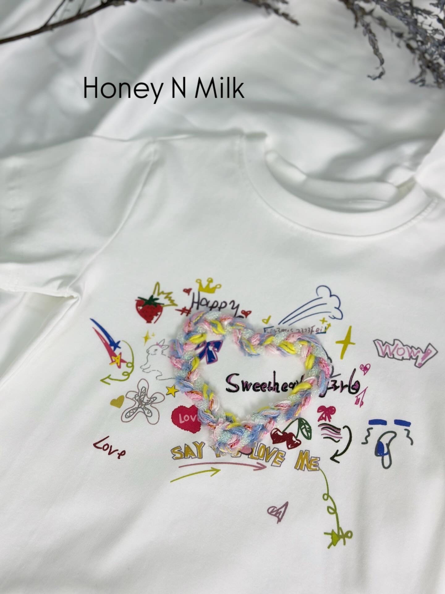 Sweetheart Love White Top