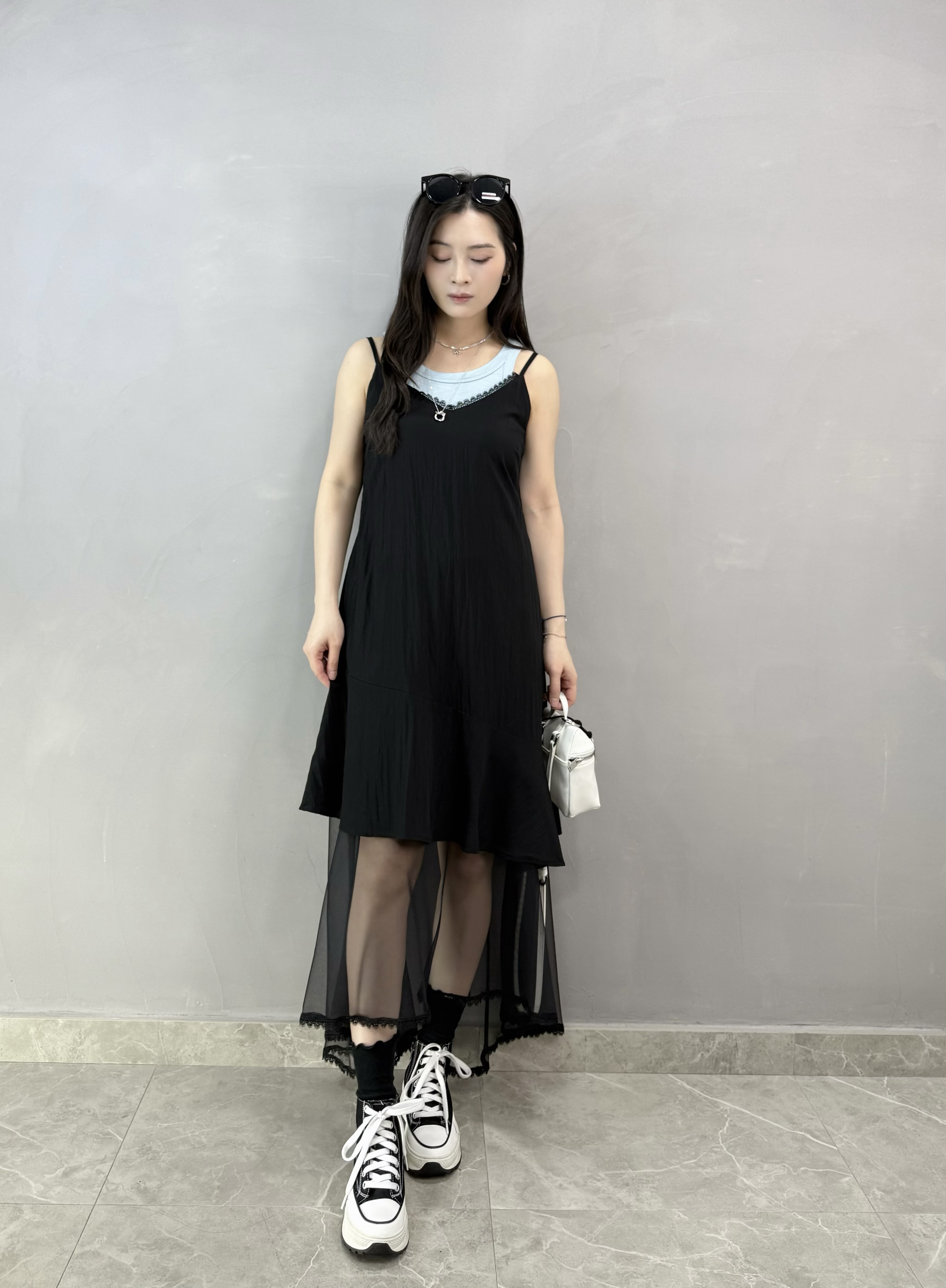 H62 後車章暗紋背心