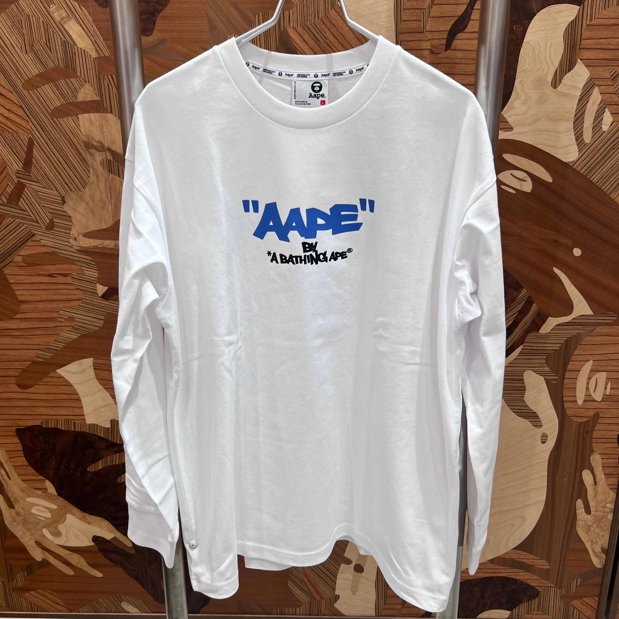 AAPE Relaxed fit Graphic long sleeve tee (1876) 寬鬆版