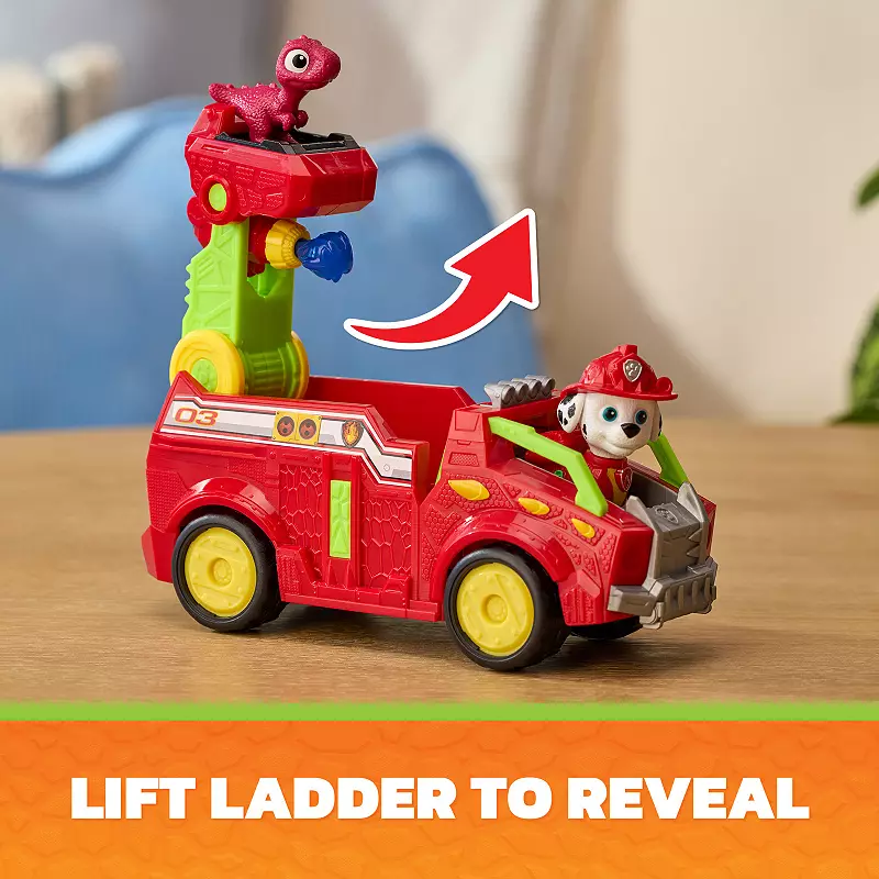 Paw Patrol 汪汪隊 Marshall Dino Rescue 恐龍救援消防車玩具套裝 兒童玩具車 3歲+