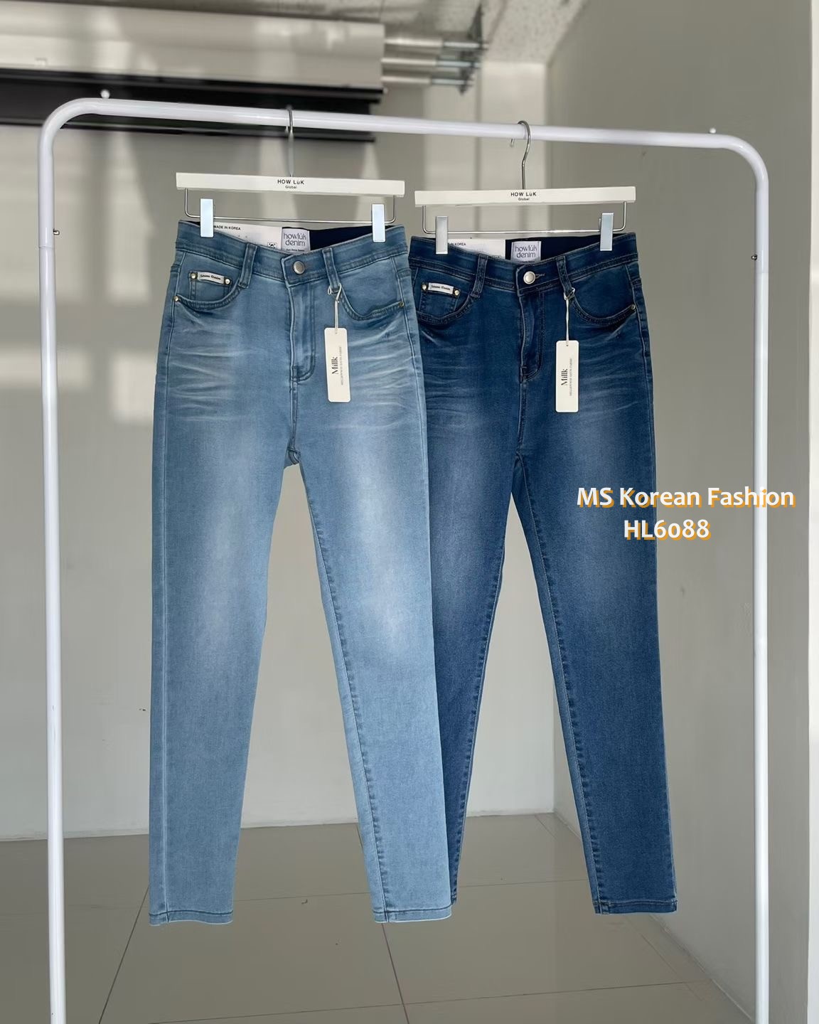 HL6088 韓國🌼Howluk牛奶面料slimcut牛