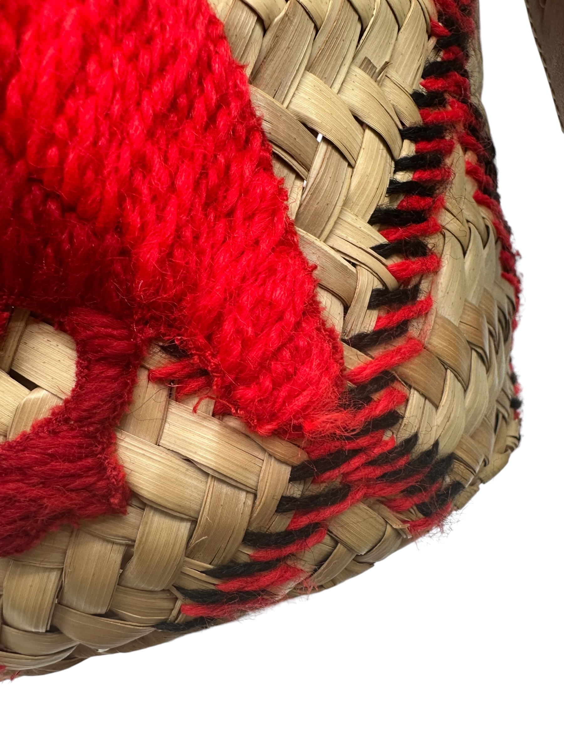 Pre-owned LOEWE Straw-woven Bamboo Basket Bag / Product Code: 071301