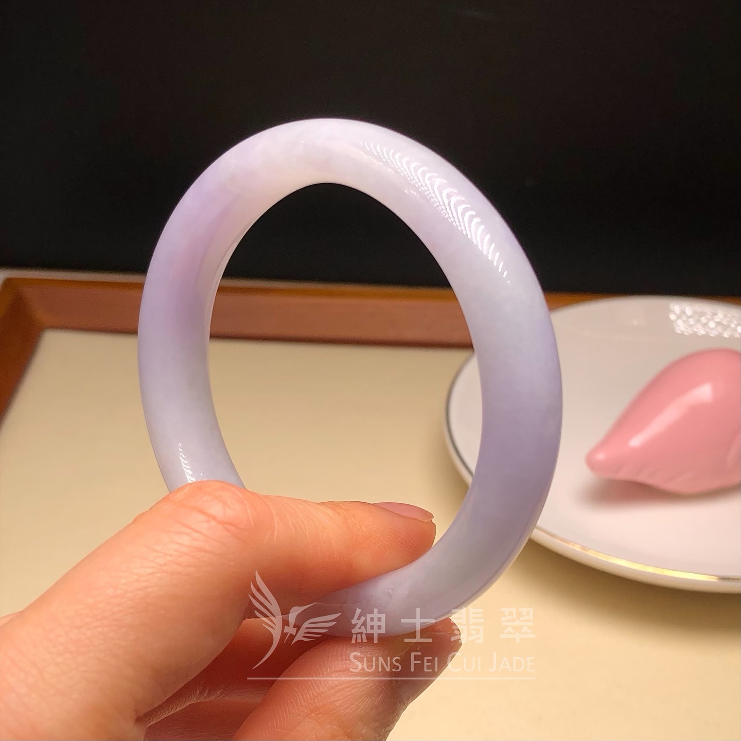 會卡紫羅蘭貴妃鐲55.5mm