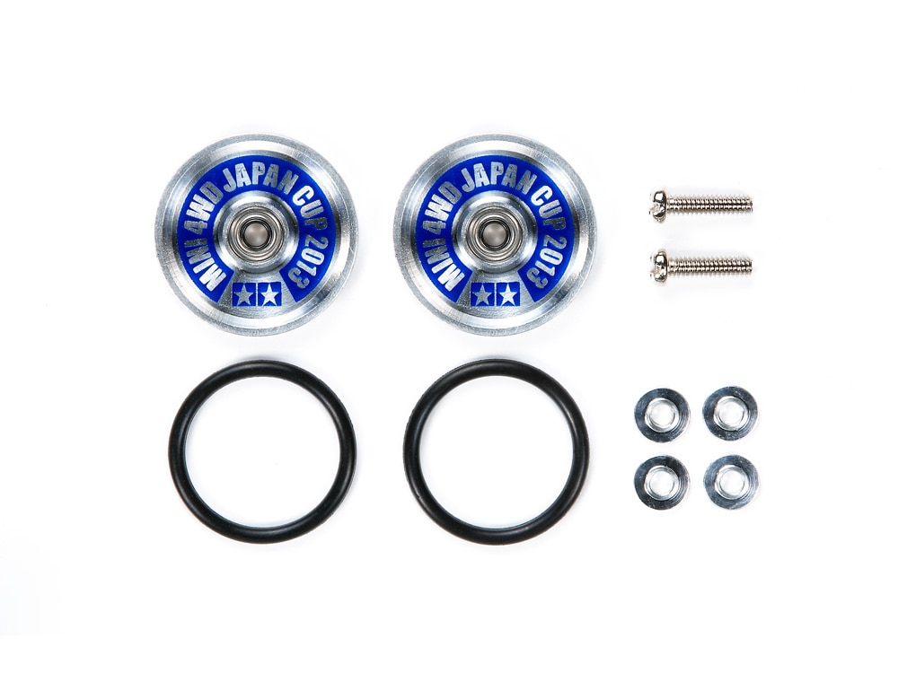 19mm ALUMINUM BALL-RACE ROLLER SET J-CUP 2013 (BLUE)