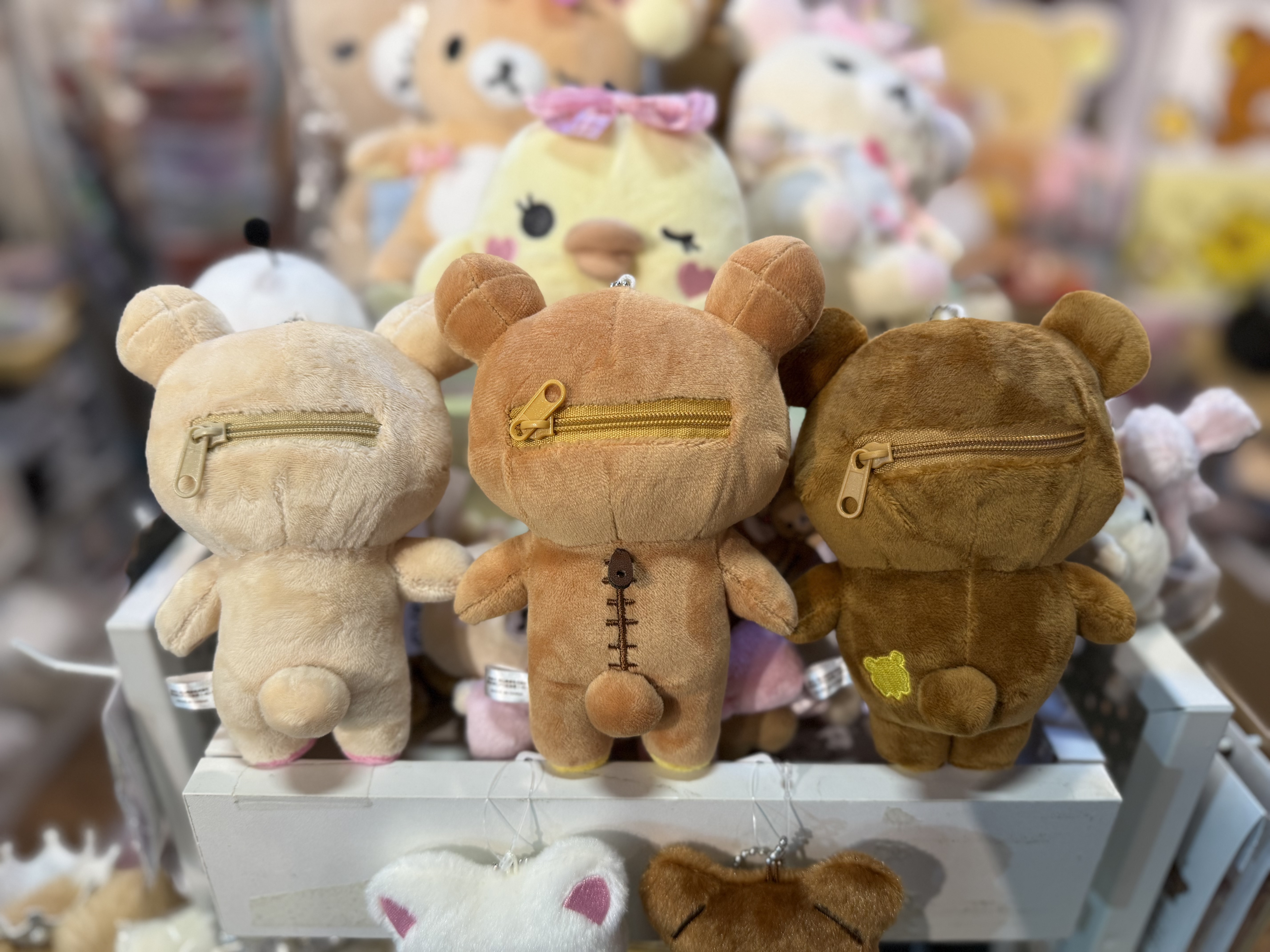 《現貨》全新Rilakkuma 公仔型小物袋掛飾
