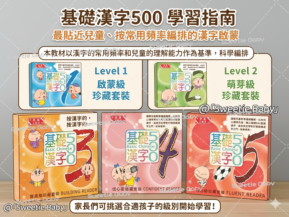 🔥人氣之選🔥基礎漢字500