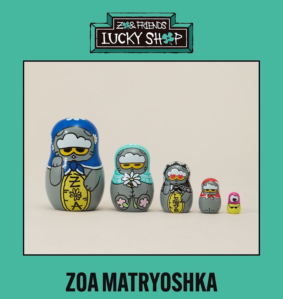 📦訂購 韓國代購 ZO&FRIENDS ZOA MATRYOSHKA 灰貓俄羅斯娃娃