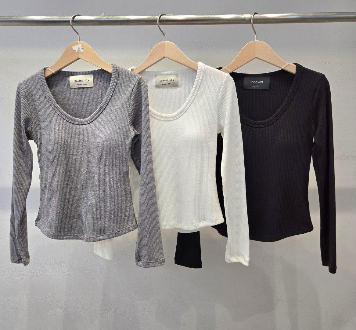 韓 國🇰🇷Dreams 圓領長袖bra top （預購10-14天）