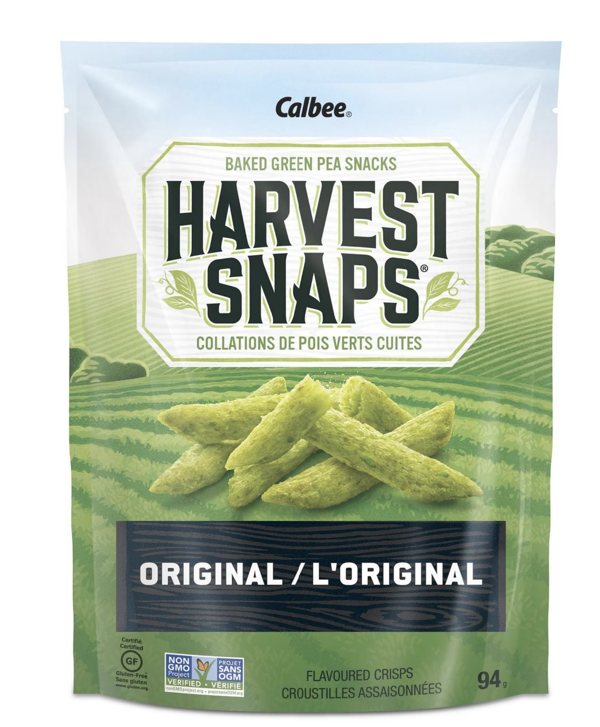 卡樂B 豌豆脆條 Harvest Snaps Snack Crisps Original 94g (2包起)