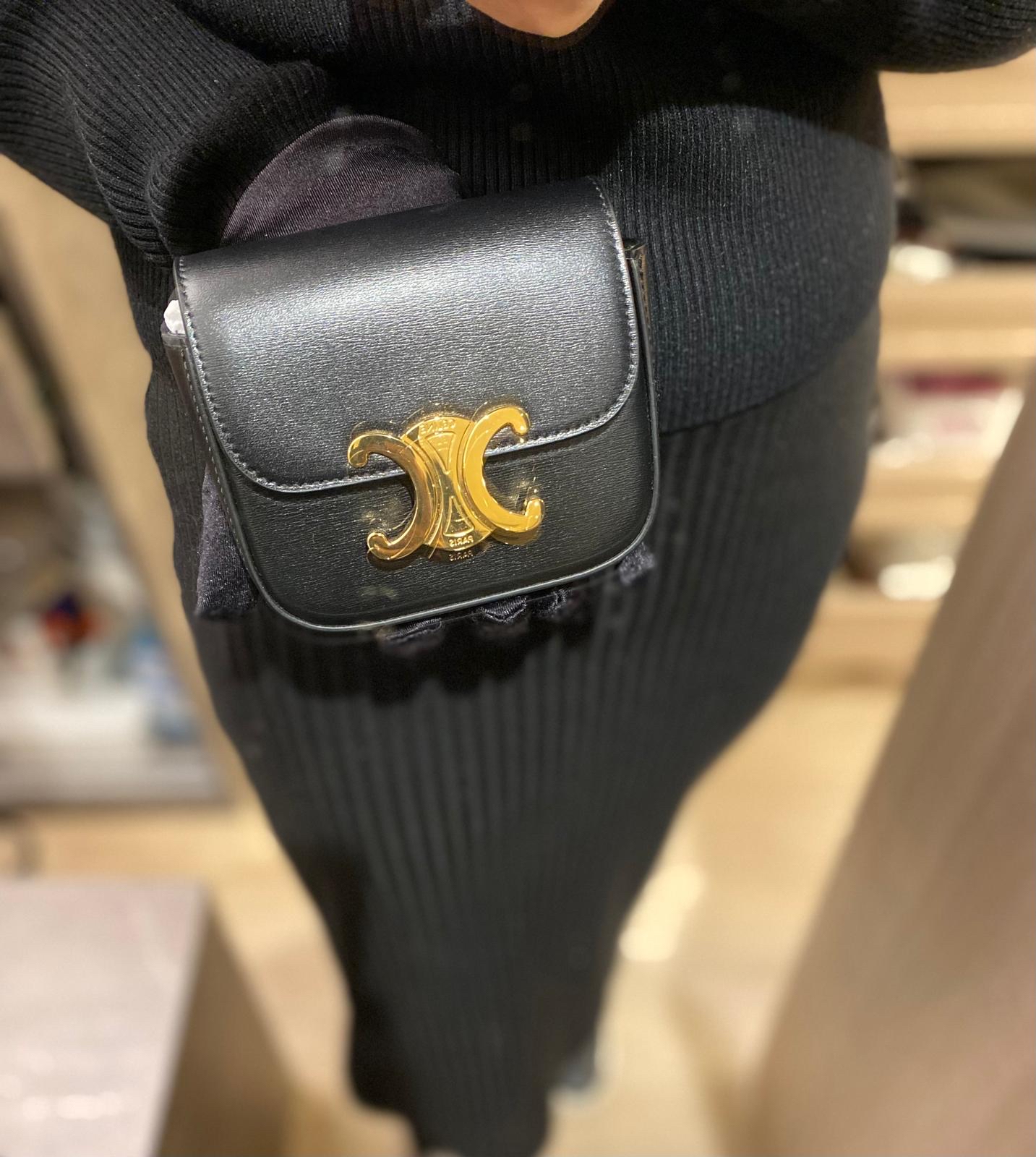 Celine Triomphe mini 牛皮手袋