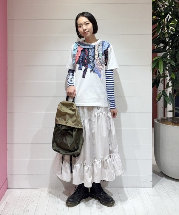 日本製 TORI-TO x BEAMS BOY 拼款衫