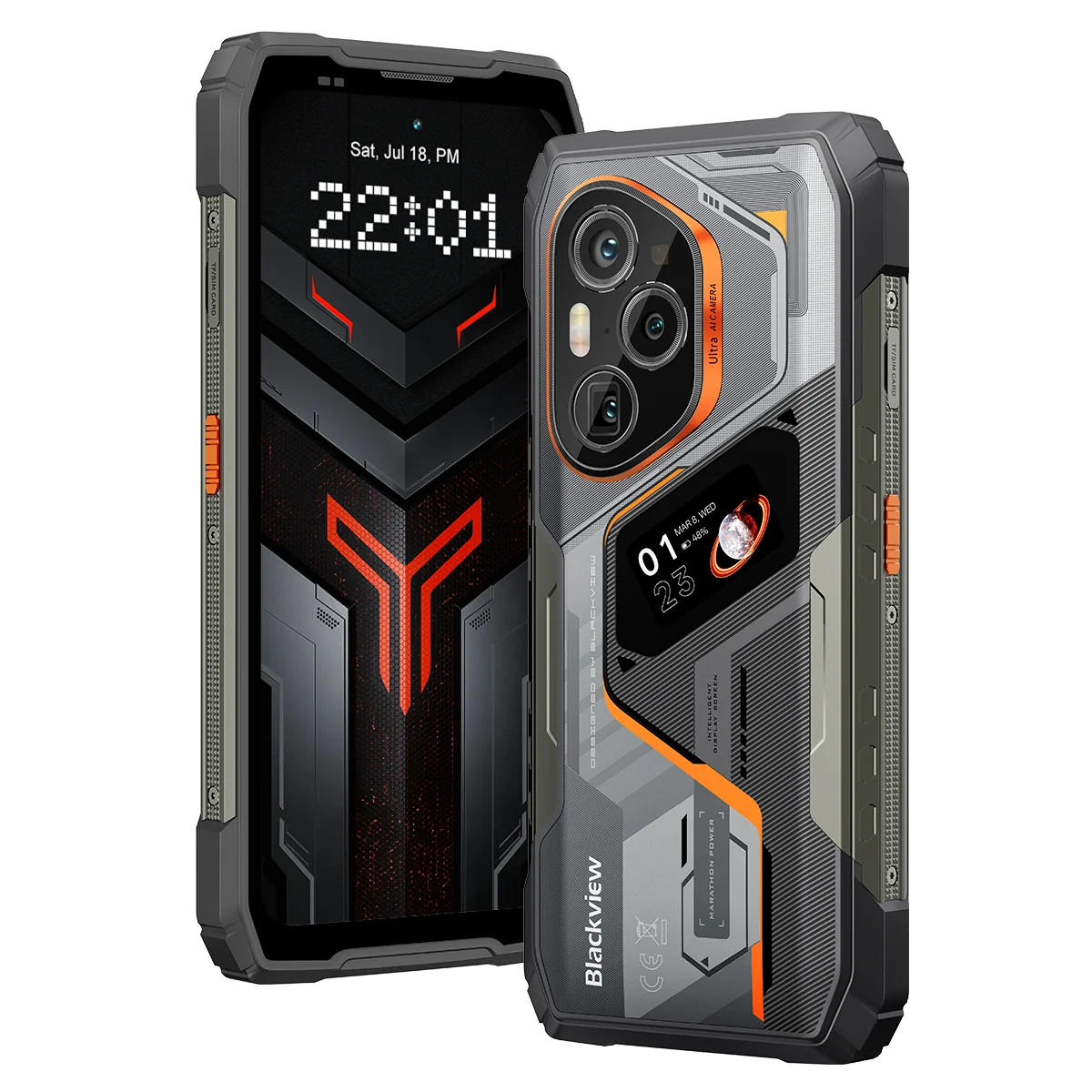 Blackview XPLORE 6 5G | 6.73吋 AMOLED 120Hz 12000mAh 1.47吋背屏 WiFi7 eSIM 增距鏡套裝 三防手機