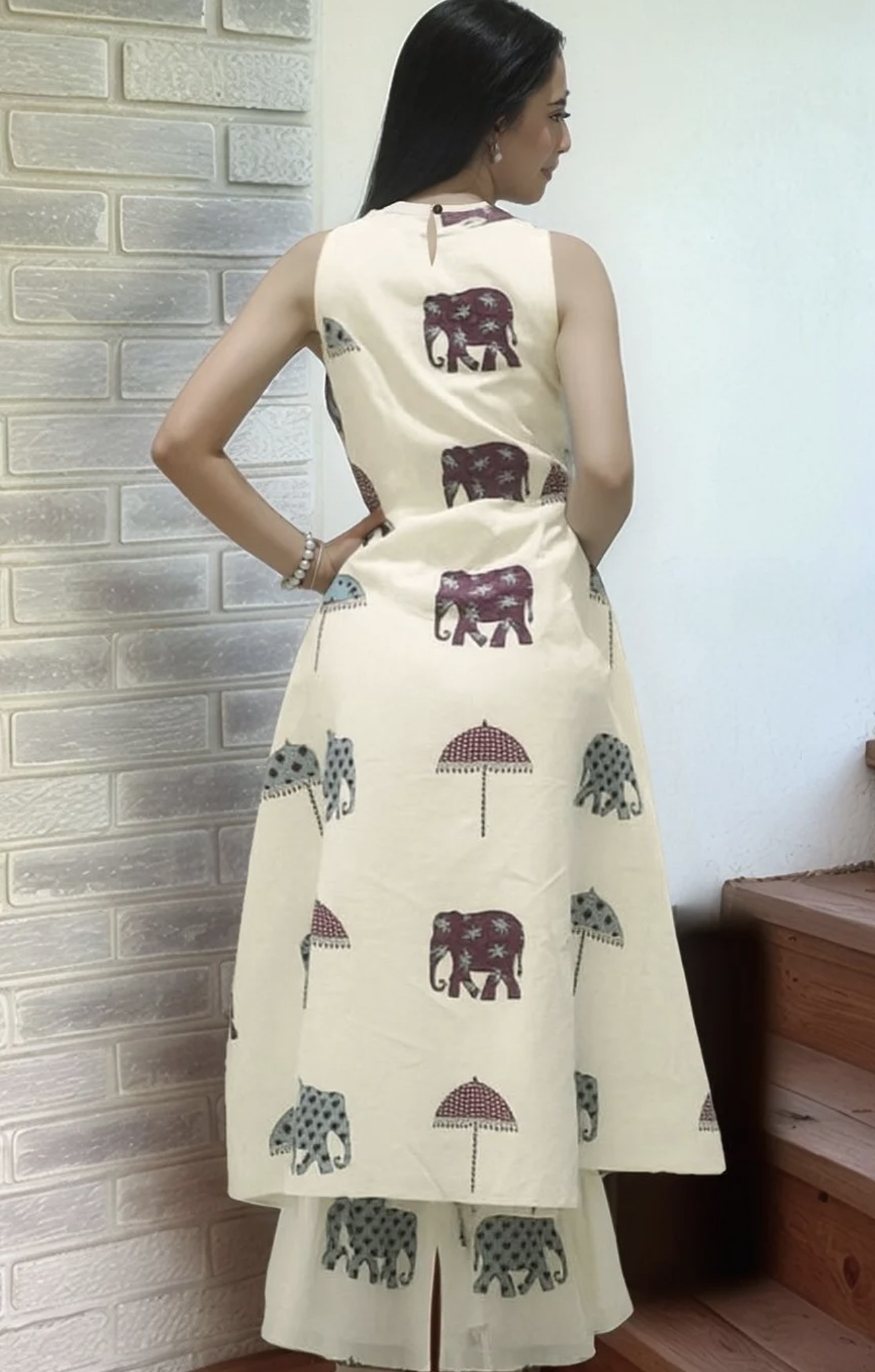 Elephant Print kurta + Palazzo