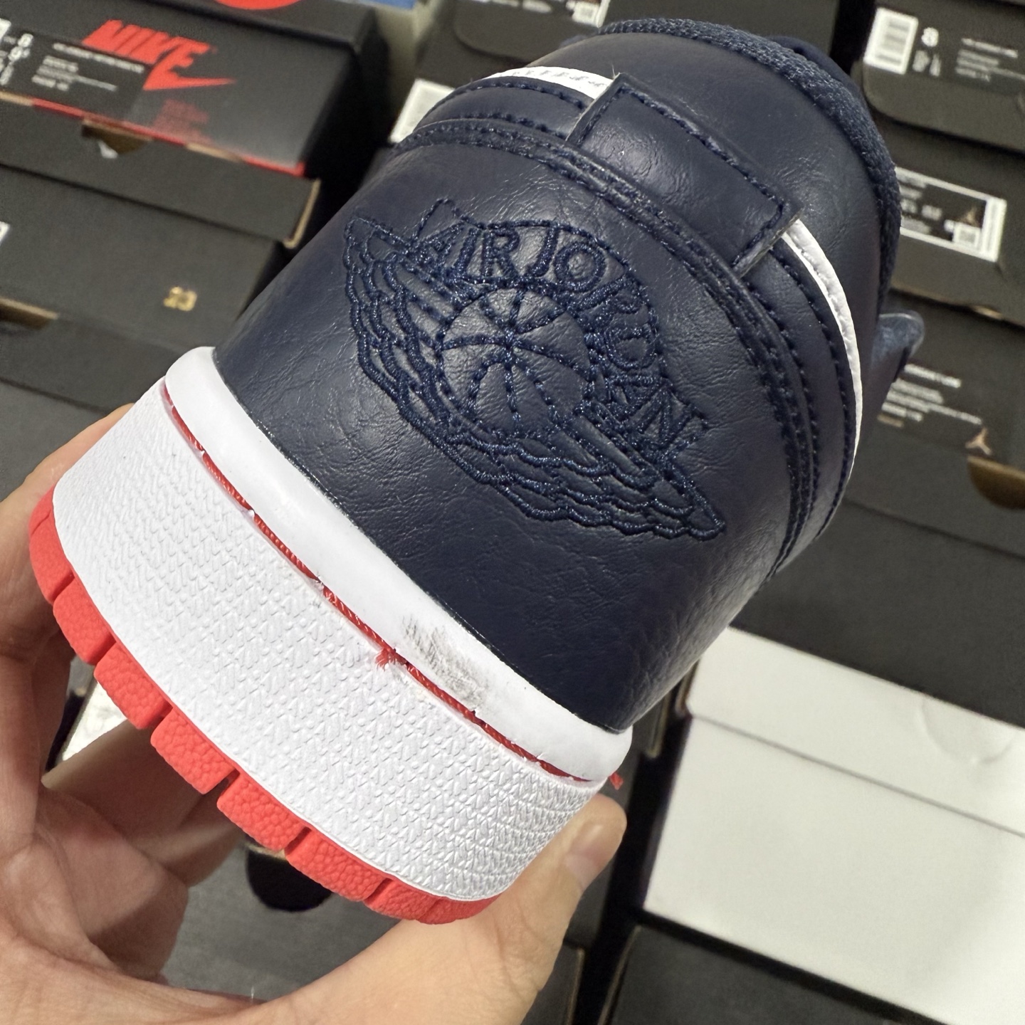 Nike Air Jordan 1 Low "Obsidian Ember Glow" 553558-481