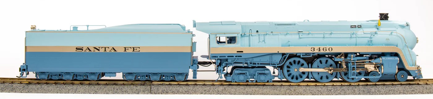 BROADWAY LIMITED HO ATSF Blue Goose DCC Sound and Smoke