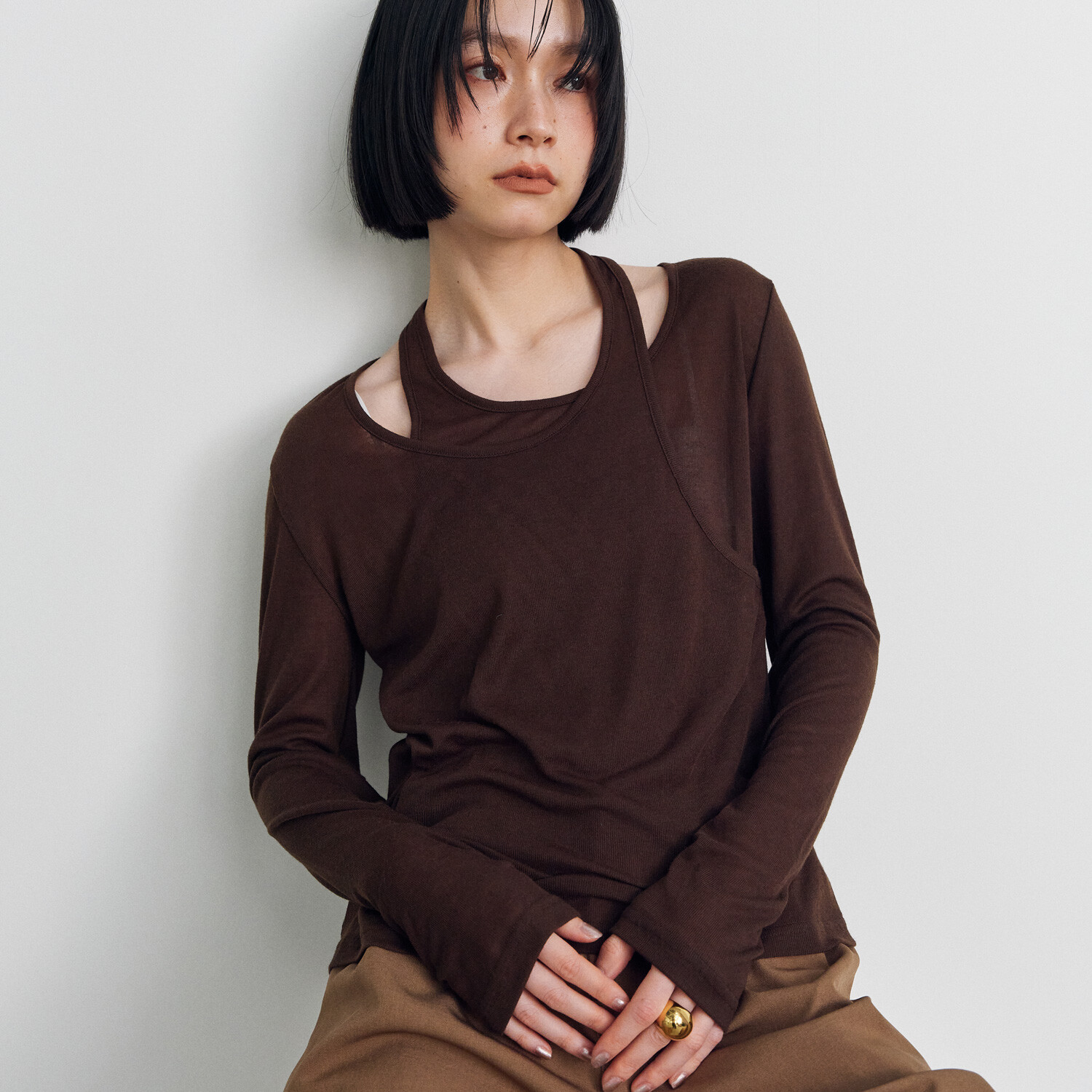 設計感薄長袖【JT031】