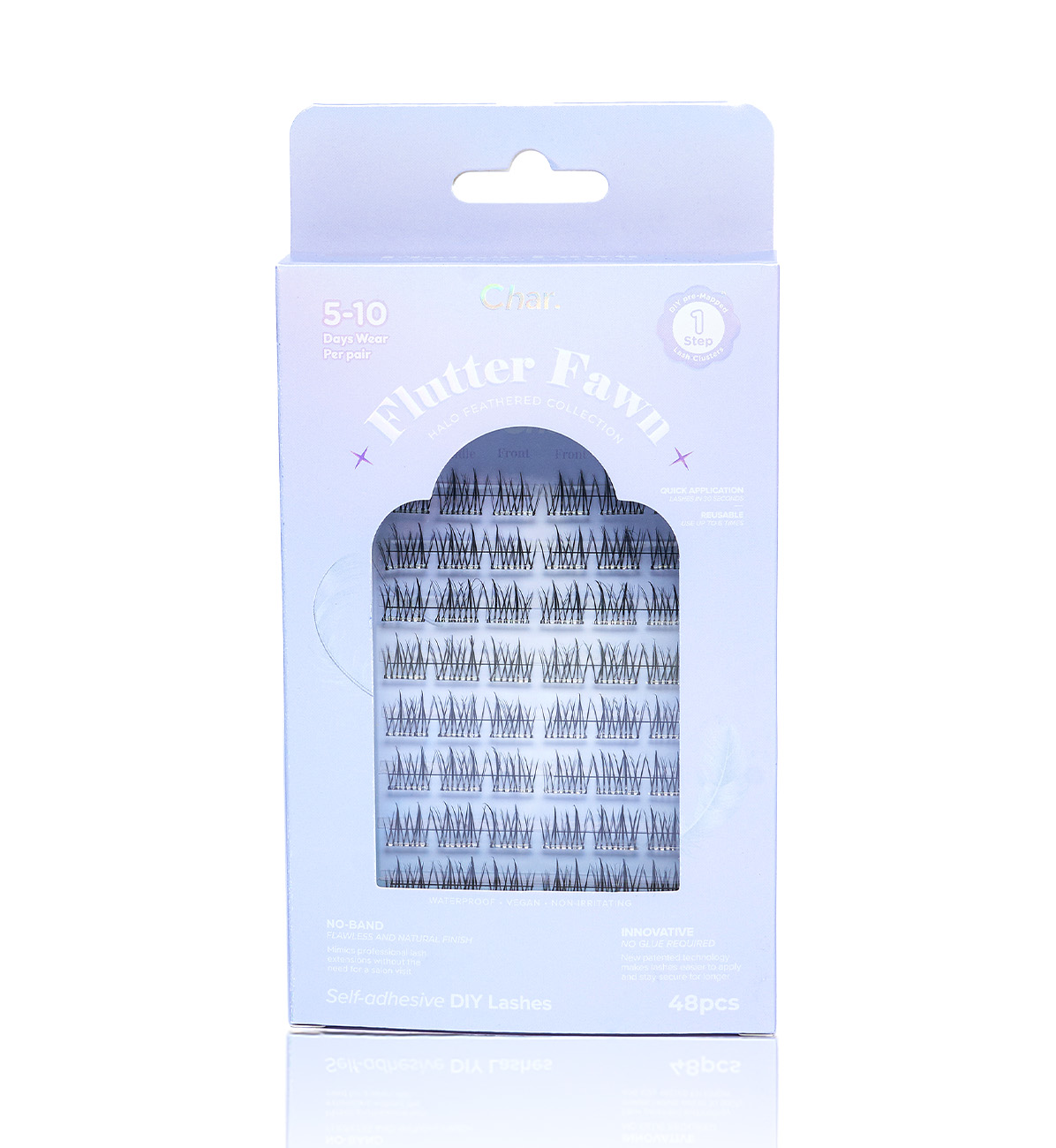 Char. Halo Feathered系列羽霧假眼睫毛（Flutter Fawn 48PCS）