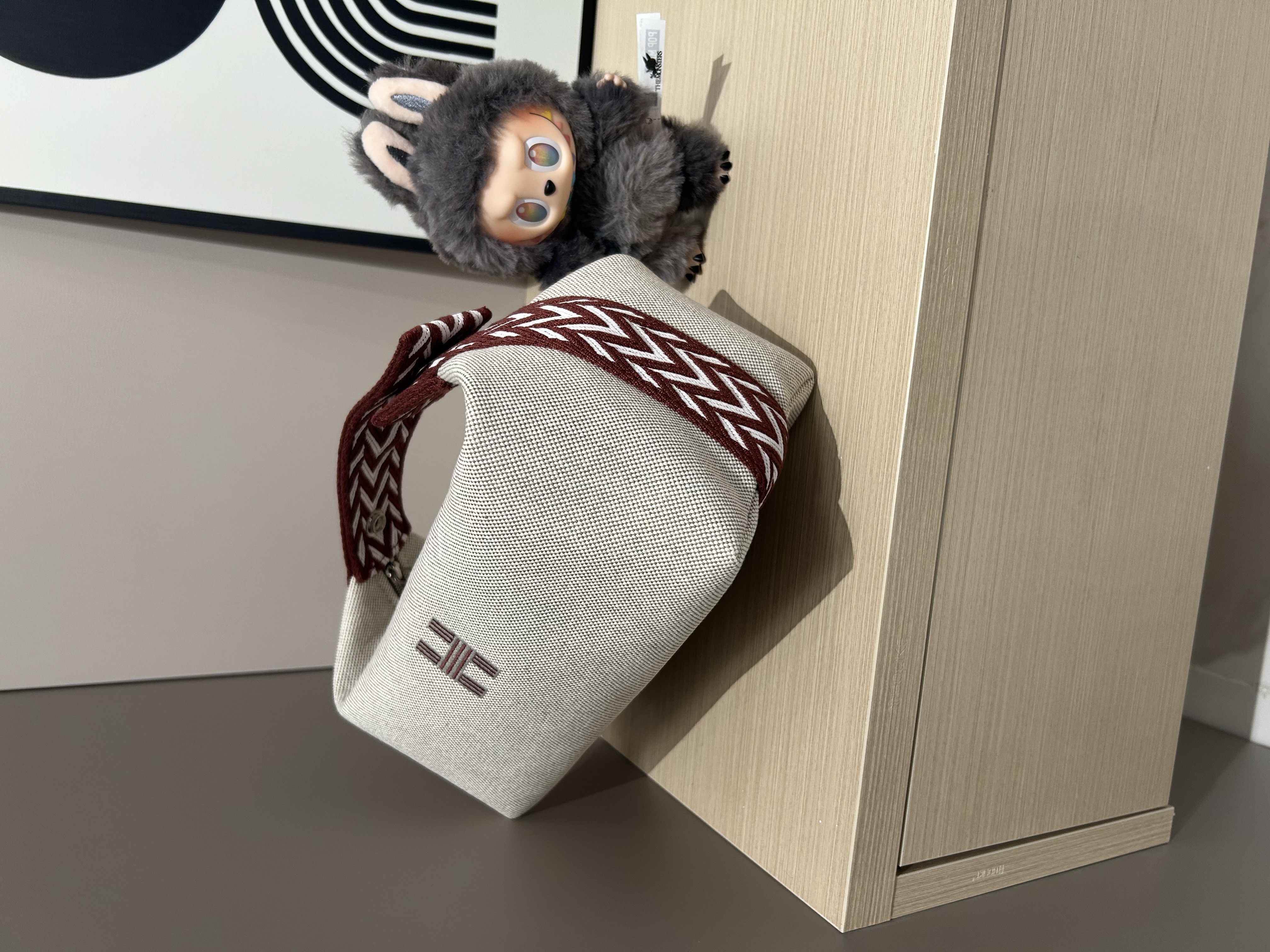 全新 Hermes Bride A Brac PM 飯盒包，新款織帶 100%Authentic,unused  