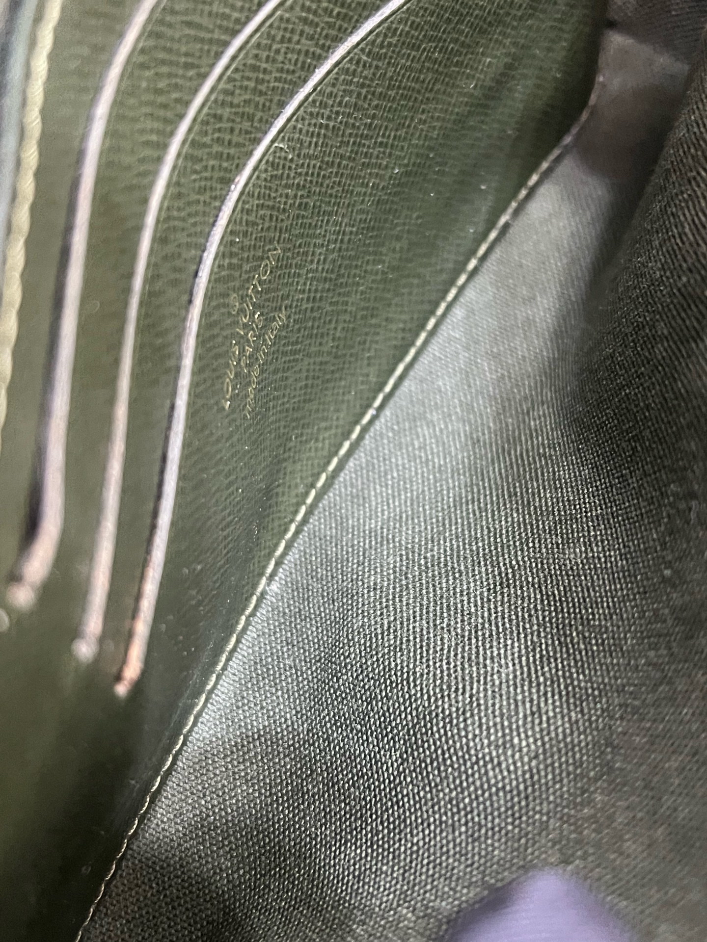 【預訂貨品】LV老花綠三合一woc