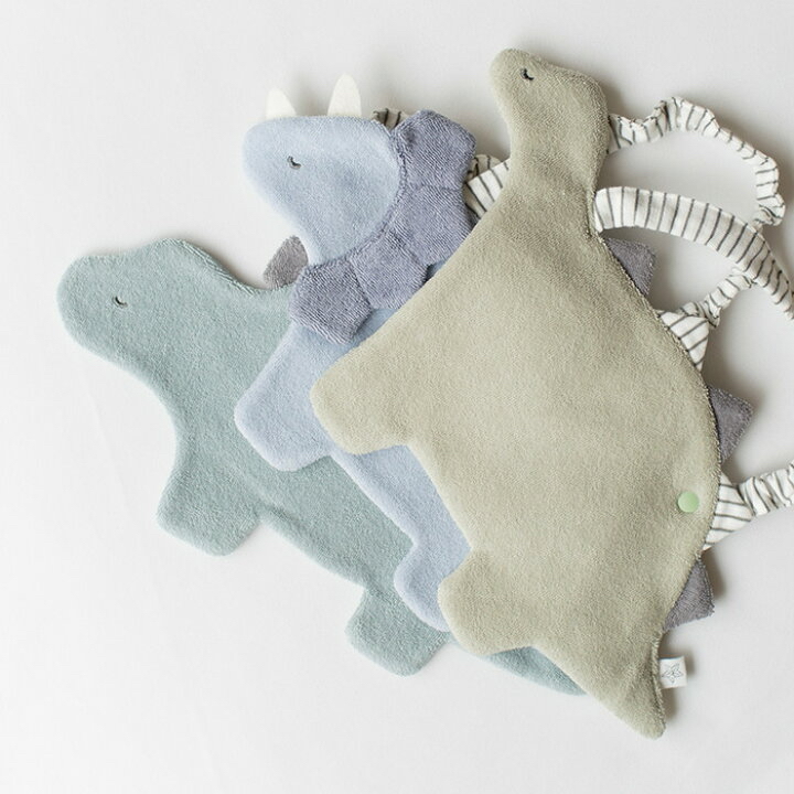 🌸預訂 日本直送🌸🇯🇵Mocmof三色恐龍造型口水巾圍兜🦖